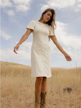 Roolee | Dresses | Roolee Cream Embroidered Dress Size S Only Worn About 4  Times | Poshmark